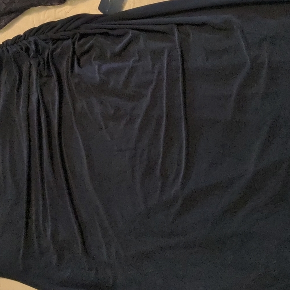 🆕Chaps XL DRESS NAVY WITH LACE - Picture 3 of 6